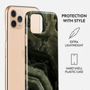 Misty Forest - Green Marble iPhone 11 Pro Max Case 2