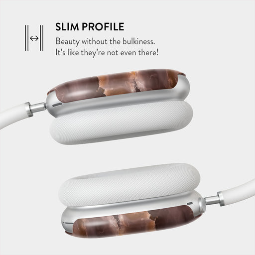 Fire Wood - Brown Marble AirPods Max Case