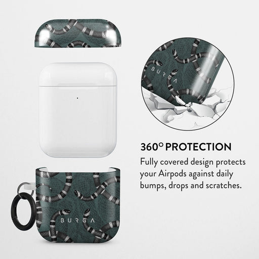 Designer Louis Vuitton Protective Case for Apple Airpods 1/2 (Green)