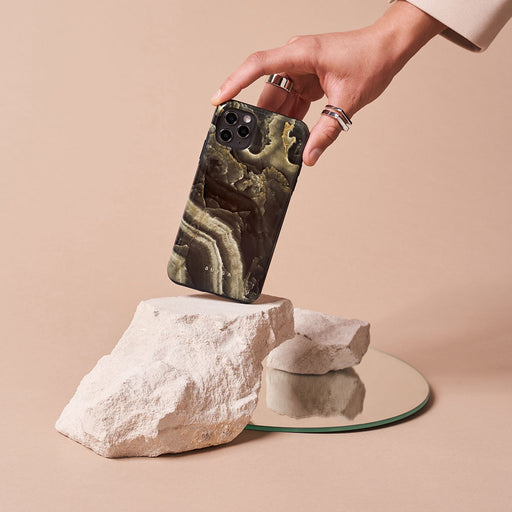 Misty Forest - Green Marble Samsung Galaxy S22 Ultra Case 27