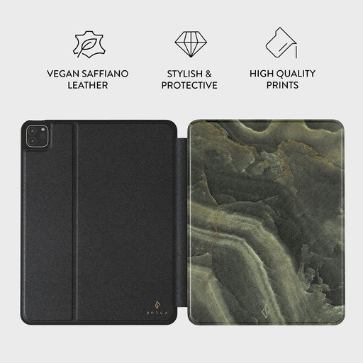 Misty Forest - Green Marble iPad Pro 11 (2nd/1st Gen) Case 3