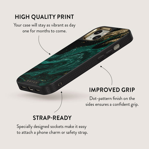 Emerald Pool - Elegant iPhone 13 Case