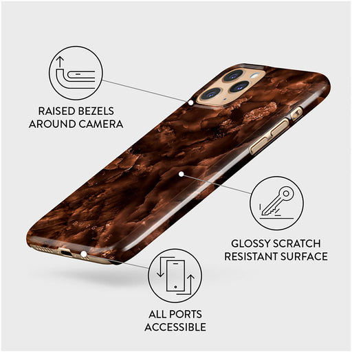 Toasted Chestnut - Brown iPhone 11 Pro Max Case 3