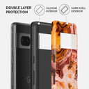 Pumpkin Spice - Orange Google Pixel 7 Case 2