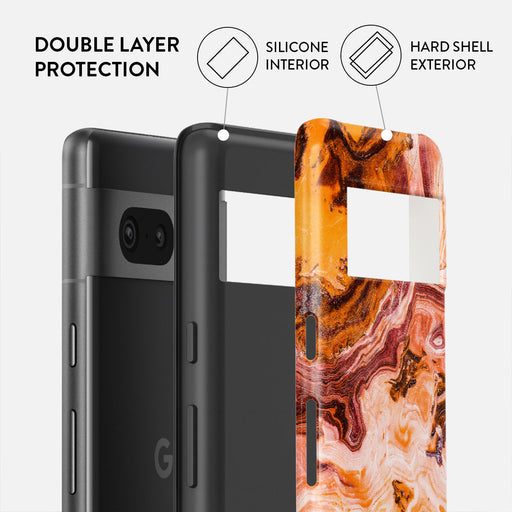 Pumpkin Spice - Orange Google Pixel 7 Case 2