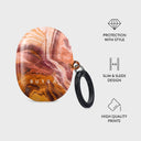 Pumpkin Spice - Orange Google Pixel Buds A Case 4