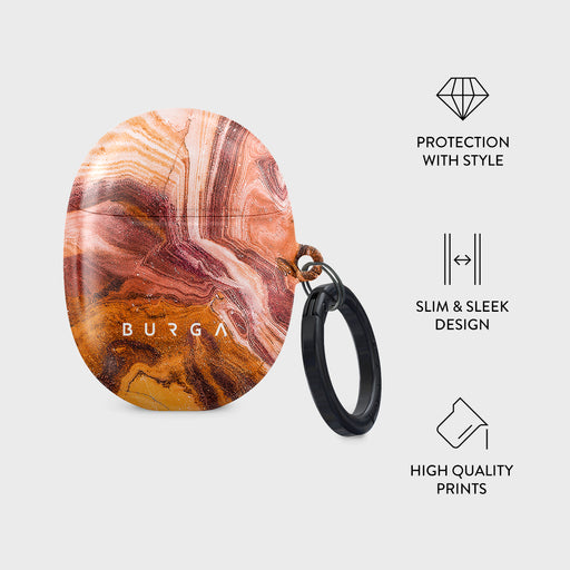 Pumpkin Spice - Orange Google Pixel Buds A Case 4