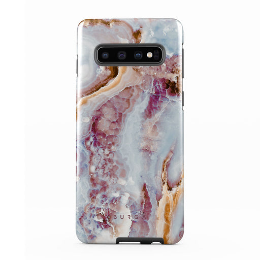 Frozen Leaves Cute Marble Samsung Galaxy S10 Plus Case BURGA