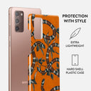 Bitter Apricot - Snake Samsung Galaxy Note 20 4G / 5G Case 2