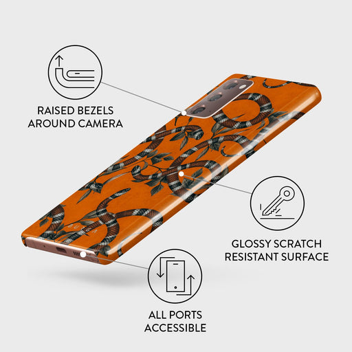 Bitter Apricot - Snake Samsung Galaxy Note 20 4G / 5G Case 3