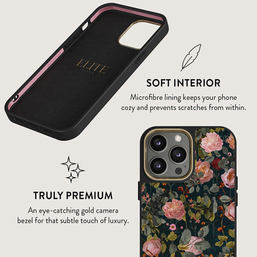Bloomy Garden - Vintage iPhone 14 Pro Case 14