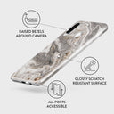 Snowstorm - Grey Marble Huawei P30 Lite Case 3