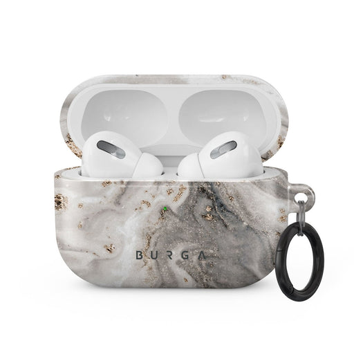 Snowstorm - Grey Marble Apple Airpods Pro Case Cover