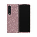 Hot Cocoa - Spotted Samsung Galaxy Z Fold 3 Case 1