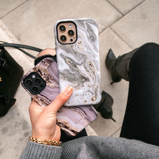 Snowstorm - Grey Marble Samsung Galaxy S21 Case 11