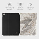 Snowstorm - Grey Marble iPad 9.7 (6th/5th Gen) Case 3