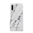 Satin White - Marble Samsung Galaxy Note 10 Plus Case 1