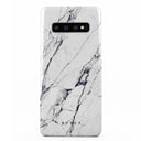Satin White - Marble Samsung Galaxy S10 Plus Case 1