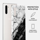 Fatal Contradiction - Black & White Marble Samsung Galaxy Note 10 Case 2