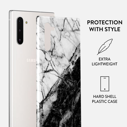 Fatal Contradiction - Black & White Marble Samsung Galaxy Note 10 Case 2