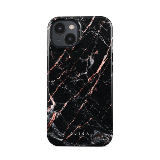 Rose Gold Marble iPhone 14 Case BURGA