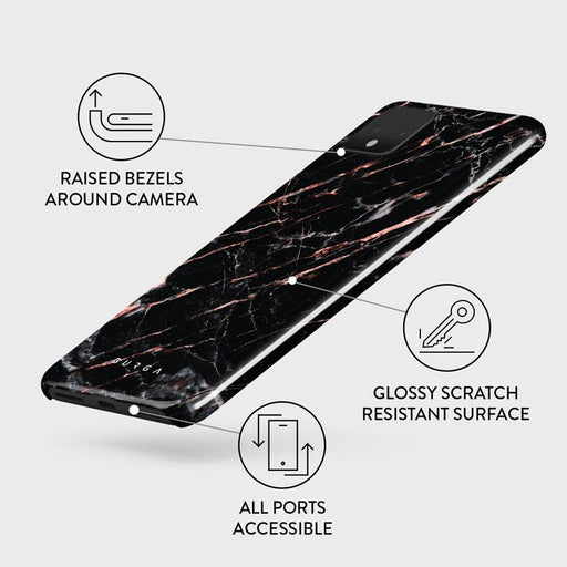 Rose Gold Marble - Google Pixel 4 Case 3