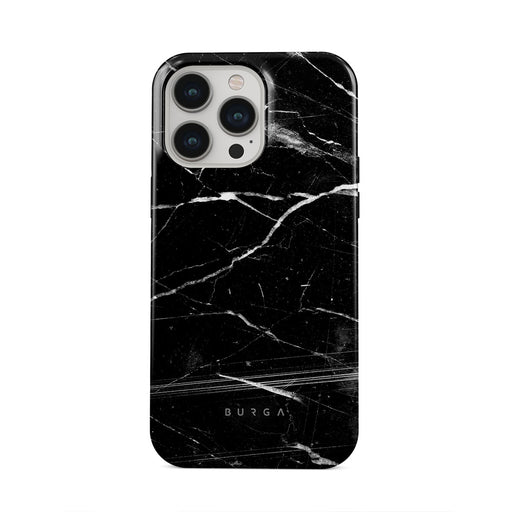 Black iPhone 14 Pro Max Marble Case