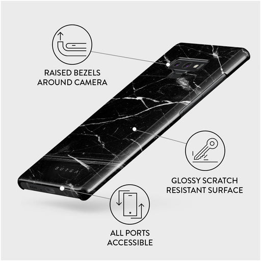 Noir Origin - Black Marble Samsung Galaxy Note 9 Case 3