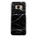 Noir Origin - Black Marble Samsung Galaxy S8 Case 1