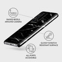 Noir Origin - Black Marble Huawei P40 Pro Plus Case 3