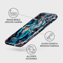 Mystic River - Blue Marble iPhone 12 Mini Case 3