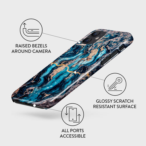 Mystic River - Blue Marble iPhone 12 Mini Case 3