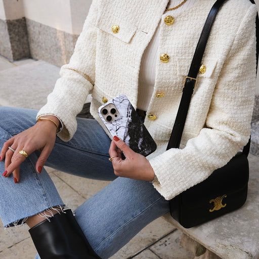Fatal Contradiction - Black & White Marble Huawei Mate 20 Case 5
