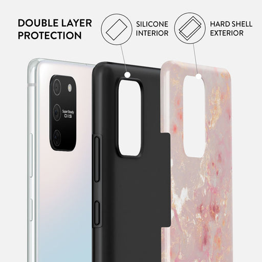 Golden Coral - Pink Samsung Galaxy S10 Lite Case 6
