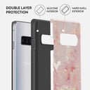 Golden Coral - Pink Samsung Galaxy S10 4G Case 6