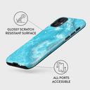 Ocean Waves - Blue iPhone 12 Case 7