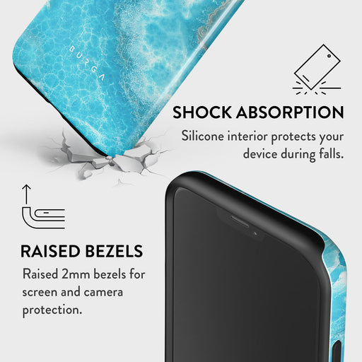 Ocean Waves - Blue iPhone 12 Case 8