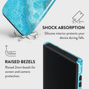 Ocean Waves - Blue Samsung Galaxy S22 Ultra Case 8