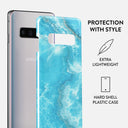 Ocean Waves - Blue Samsung Galaxy S10 Plus Case 2
