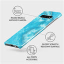 Ocean Waves - Blue Samsung Galaxy S10 Plus Case 3