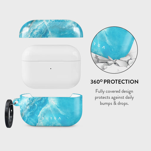 Ocean Waves - Blue Apple Airpods Pro Case Cover