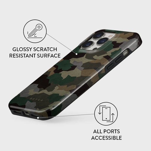 Tropical Green Camo - iPhone 14 Pro Case