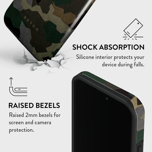 Tropical Green Camo - iPhone 14 Pro Case