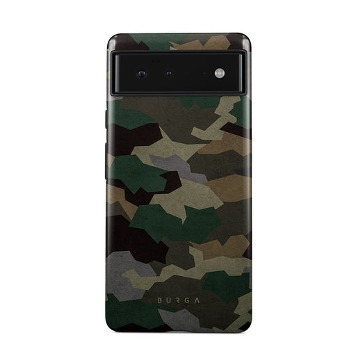 Tropical Green Camo Google Pixel 6a Case BURGA