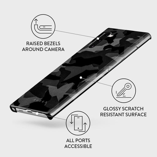 Night Black Camouflage - Samsung Galaxy Note 10 Case 3