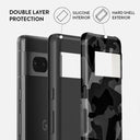 Night Black Camouflage - Google Pixel 7a Case 2