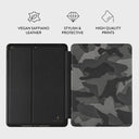 Night Black Camouflage - iPad 10.2 (9th/8th/7th Gen) Case 3