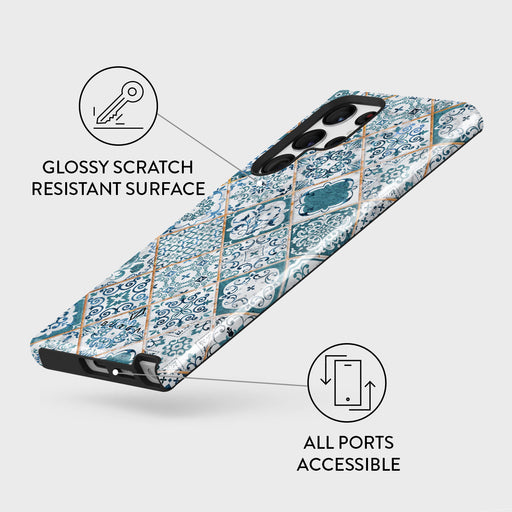 Tropical Oasis - Ornament Samsung Galaxy S22 Ultra Case 7