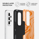 High Vibrations - Color Swirl Samsung Galaxy A73 Case 2