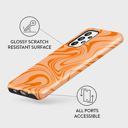 High Vibrations - Color Swirl Samsung Galaxy A73 Case 3